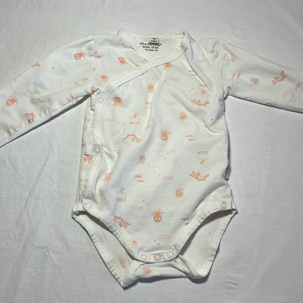 9M Minton organic cotton onesie